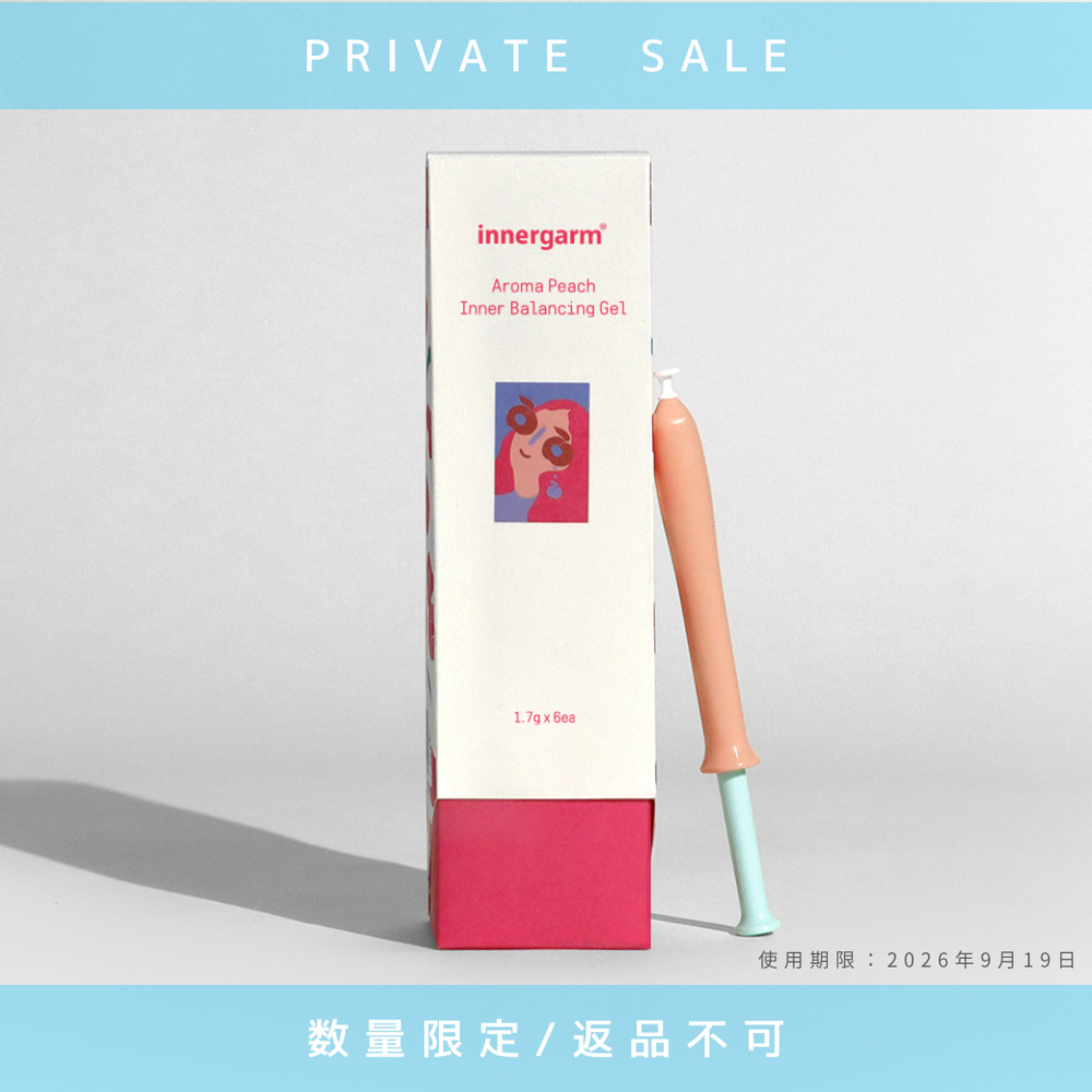 インナーガーム アロマ ピーチ インナーバランシングジェル6本入（PRIVATE SALE）