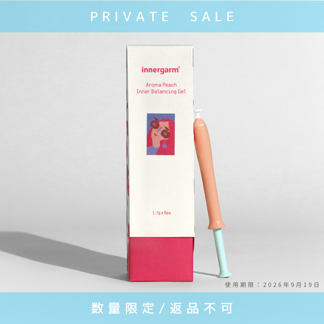インナーガーム アロマ ピーチ インナーバランシングジェル6本入（PRIVATE SALE）